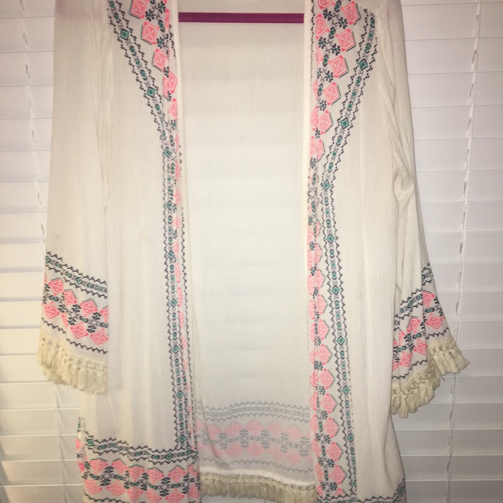 Long sleeved Colorful cardigan from Target!